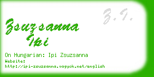 zsuzsanna ipi business card